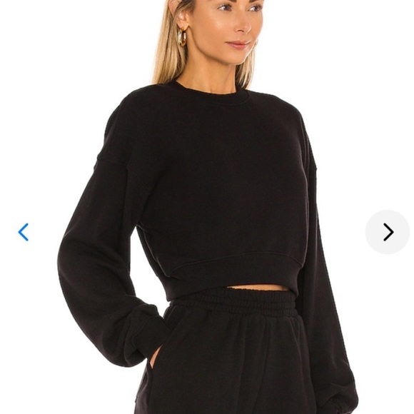 Lovers + Friends Tops - Lovers + Friends | Cropped Crewneck Sweatshirt